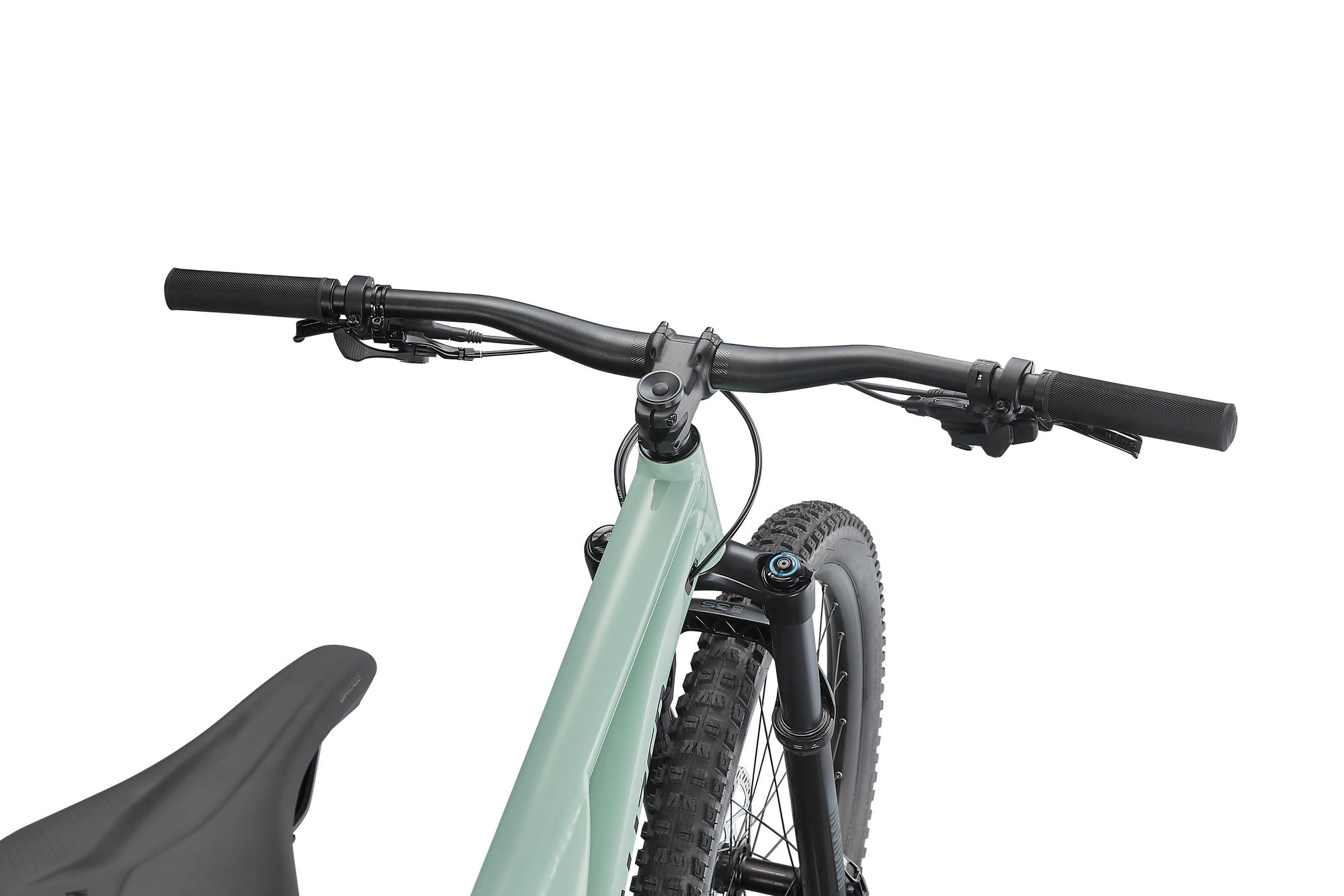 Specialized Stumpjumper Alloy - SRAM SX Eagle, Rockshox/X-Fusion - Gloss Ca White Sage / Black