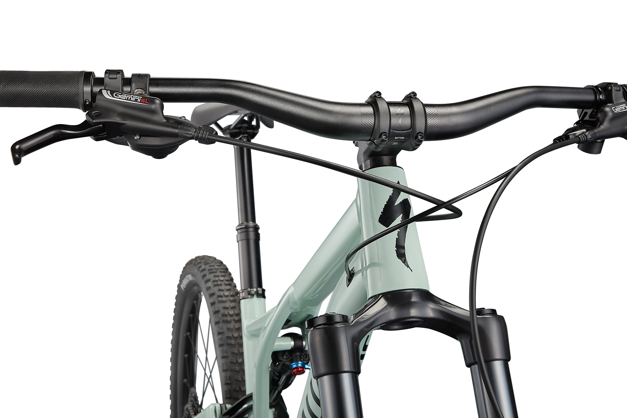 Specialized Stumpjumper Alloy - SRAM SX Eagle, Rockshox/X-Fusion - Gloss Ca White Sage / Black