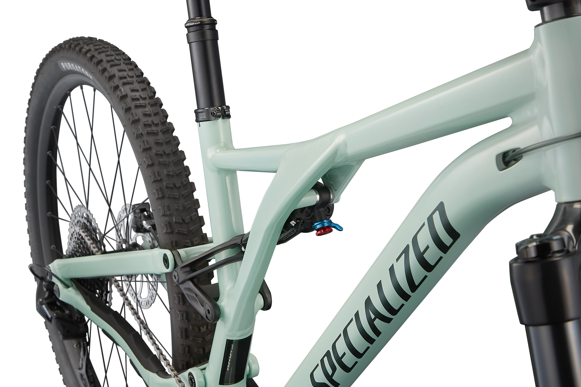 Specialized Stumpjumper Alloy - SRAM SX Eagle, Rockshox/X-Fusion - Gloss Ca White Sage / Black