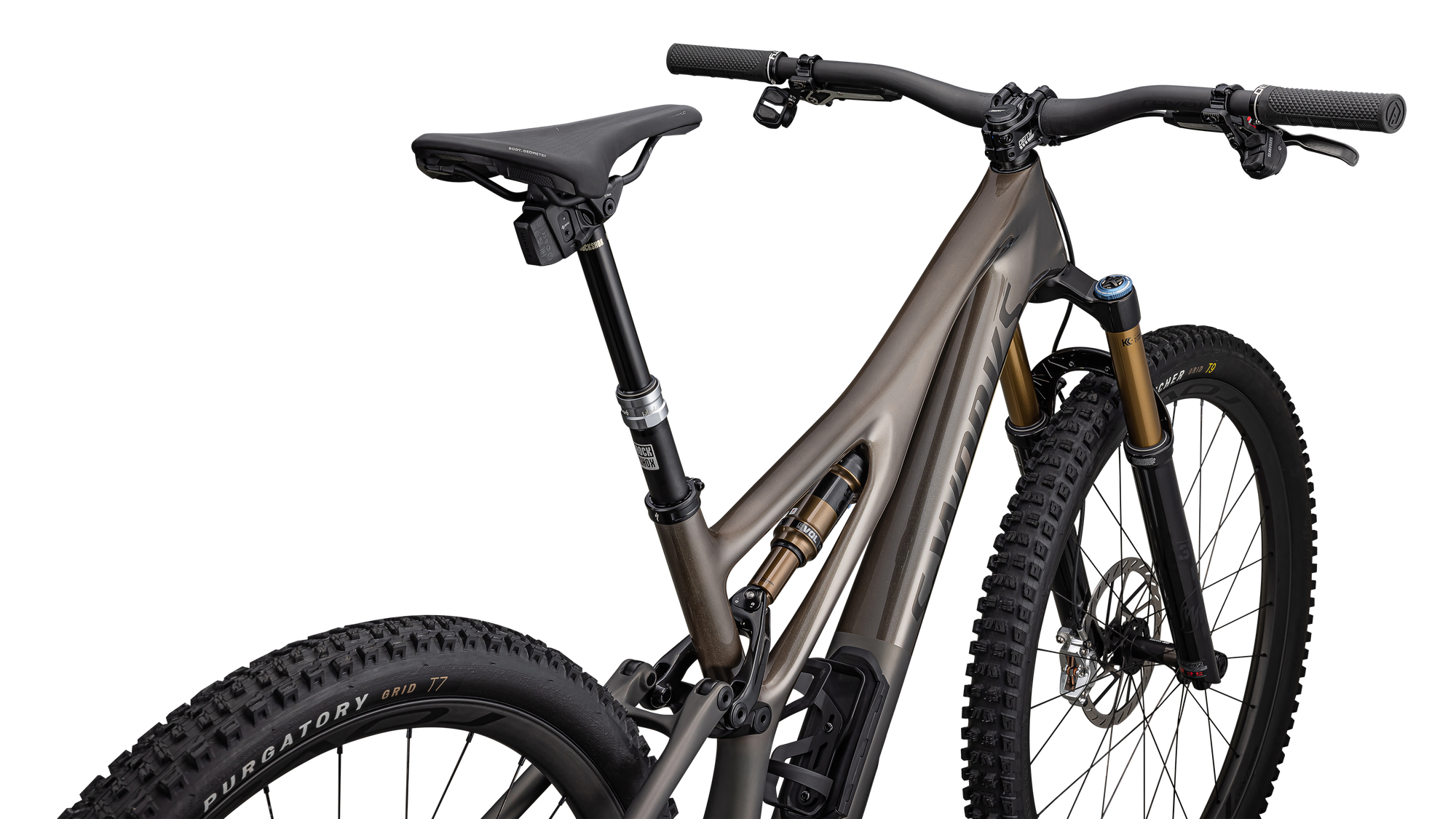 Specialized S-Works Stumpjumper T-Type - SRAM XX Eagle, Fox Factory - Gloss Blk Pearl / Satin Blk Pearl / Brushed Blk Chrome