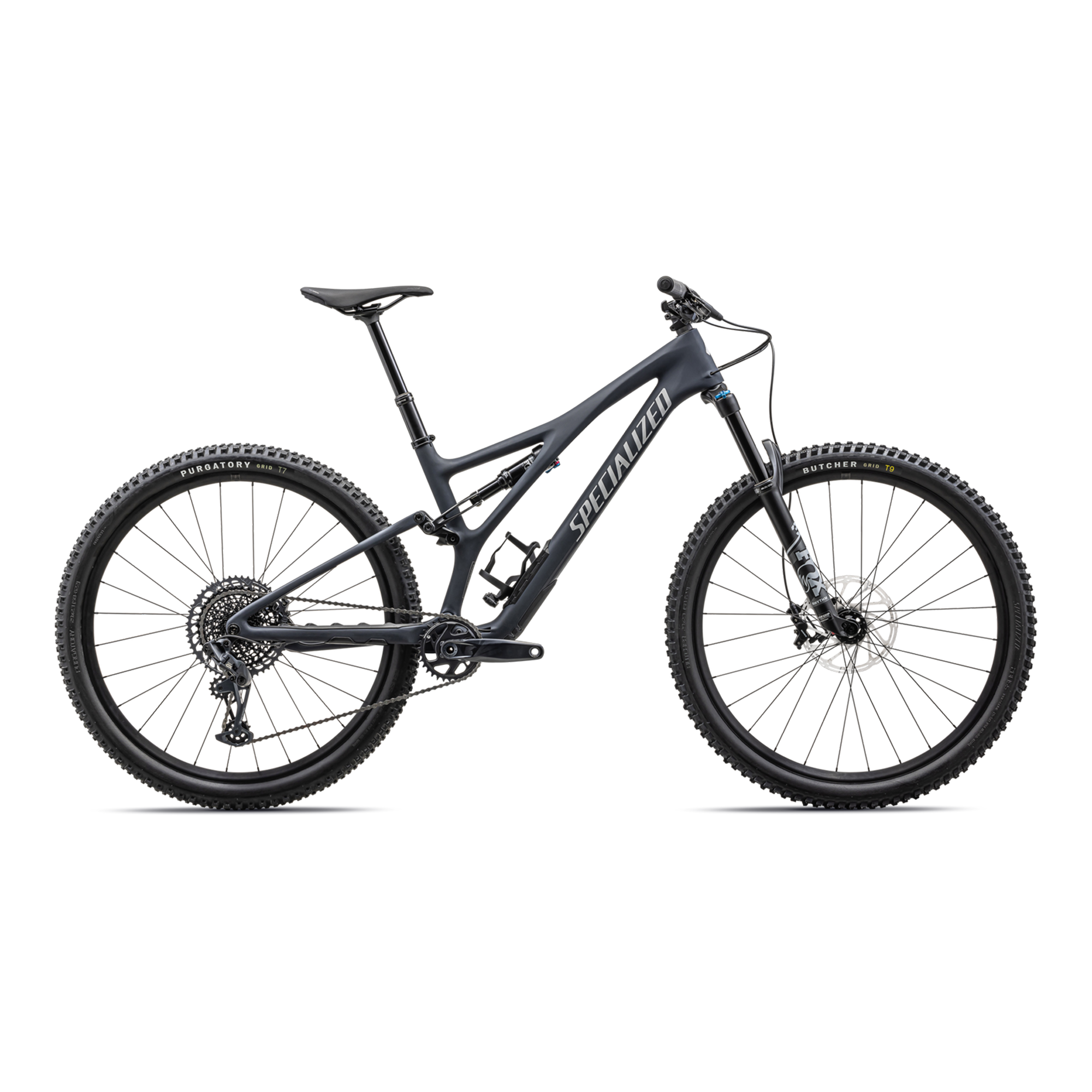 Specialized Stumpjumper Comp - SRAM GX Eagle, FOX Rhythm - Satin Dark Navy / Dove Grey