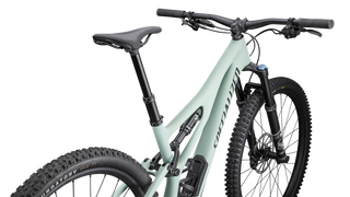 Specialized Stumpjumper Comp - SRAM GX Eagle, FOX Rhythm - Satin White Sage / Deep Lake