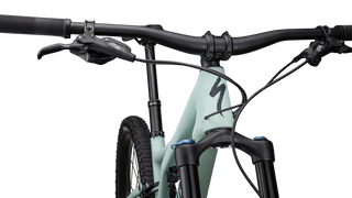 Specialized Stumpjumper Comp - SRAM GX Eagle, FOX Rhythm - Satin White Sage / Deep Lake