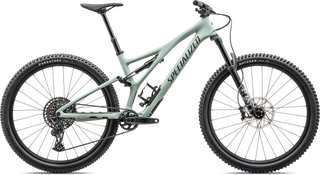 Specialized Stumpjumper Comp - SRAM GX Eagle, FOX Rhythm - Satin White Sage / Deep Lake