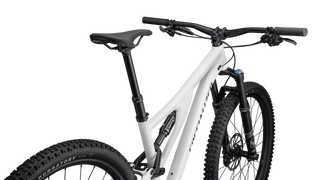 Specialized Stumpjumper Comp Alloy - SRAM NX Eagle, Fox Rhythm - Gloss Dune White / Dark Moss Green