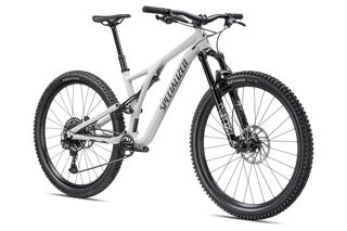 Specialized Stumpjumper Comp Alloy - SRAM NX Eagle, Fox Rhythm - Gloss Dune White / Dark Moss Green