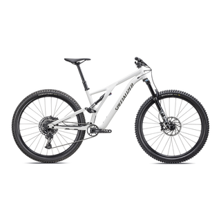 Specialized Stumpjumper Comp Alloy - SRAM NX Eagle, Fox Rhythm - Gloss Dune White / Dark Moss Green
