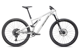 Specialized Stumpjumper Comp Alloy - SRAM NX Eagle, Fox Rhythm - Gloss Dune White / Dark Moss Green