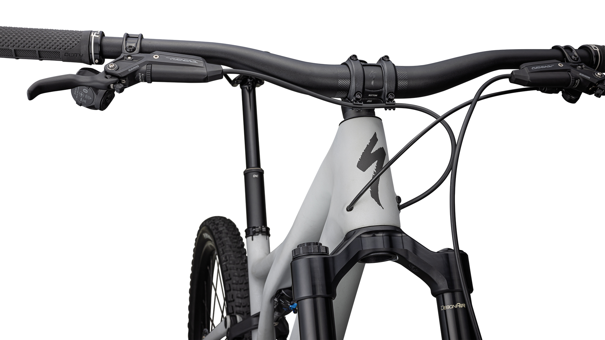 Specialized Stumpjumper LTD T-Type - SRAM GX AXS, RockShox Ultimate - Satin Dove Grey / Smoke