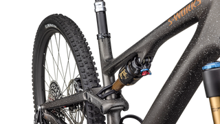 Specialized S-Works Stumpjumper 15 - SRAM XX AXS, FOX Factory - Satin Gunmetal / Clay / White Mtn / Dove Grey / Gloss Bronze
