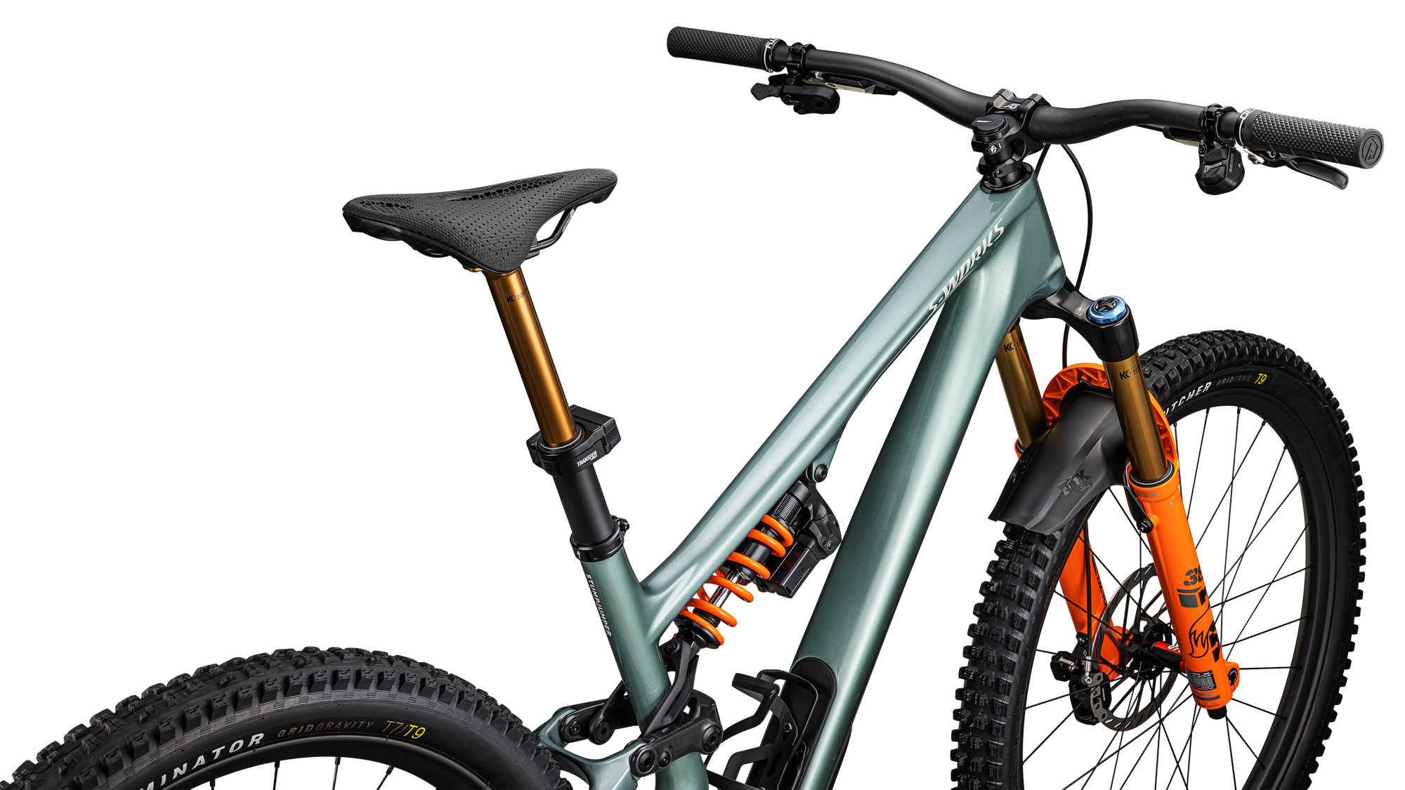 Specialized S-Works Stumpjumper 15 LTD - FOX DHX Live Valve Neo - Gloss Fjord Metallic / Dolomite Metallic
