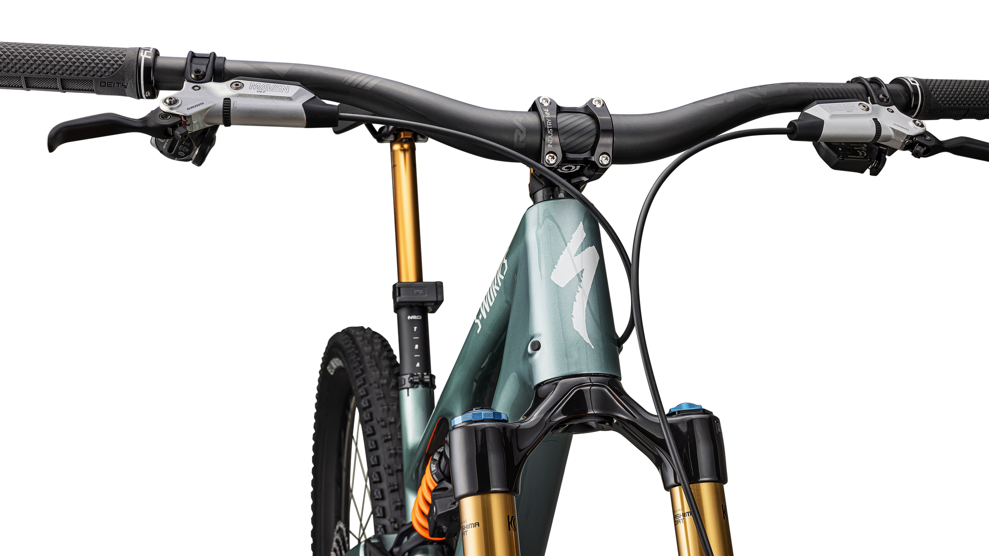 Specialized S-Works Stumpjumper 15 LTD - FOX DHX Live Valve Neo - Gloss Fjord Metallic / Dolomite Metallic