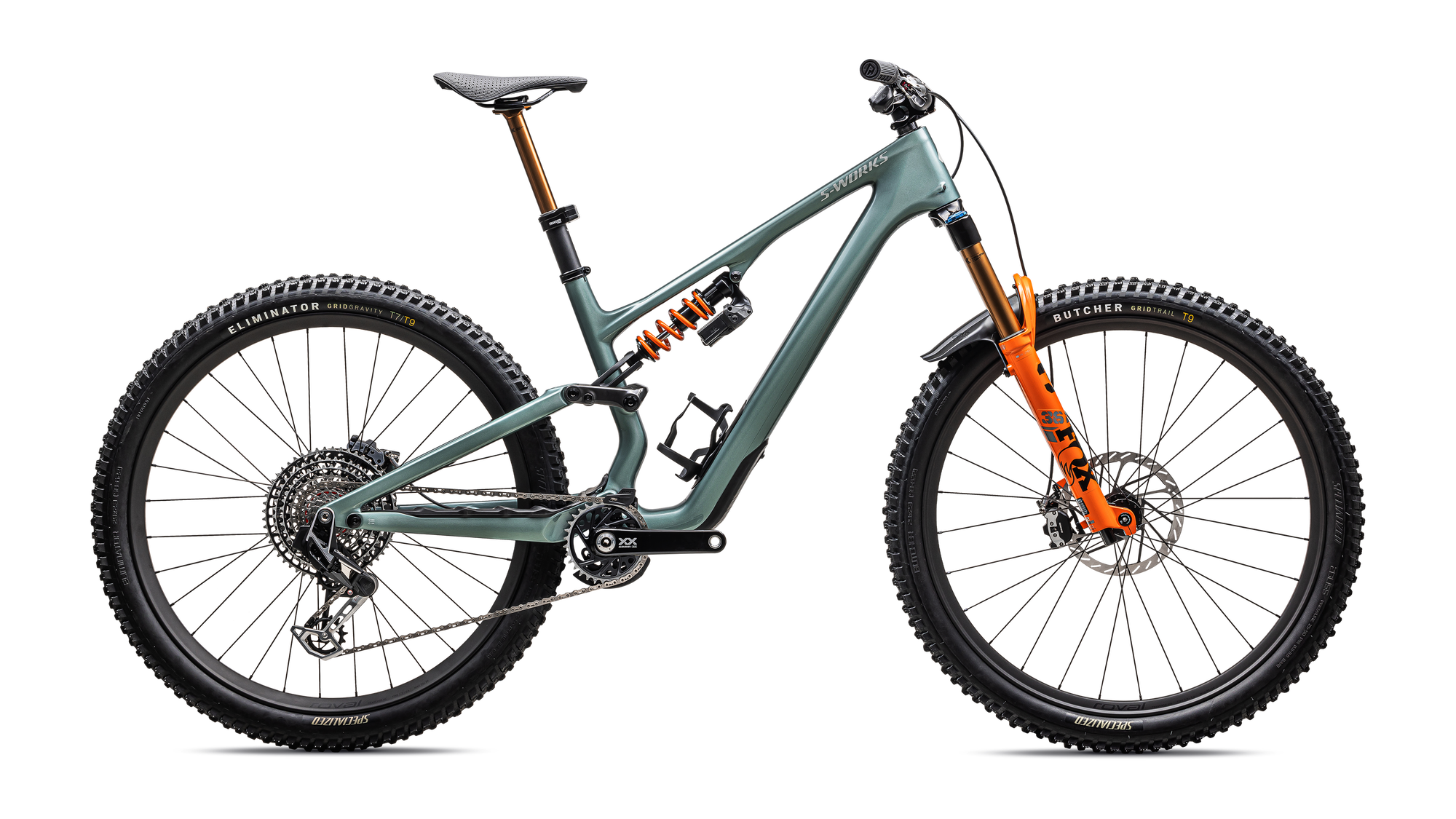 Specialized S-Works Stumpjumper 15 LTD - FOX DHX Live Valve Neo - Gloss Fjord Metallic / Dolomite Metallic