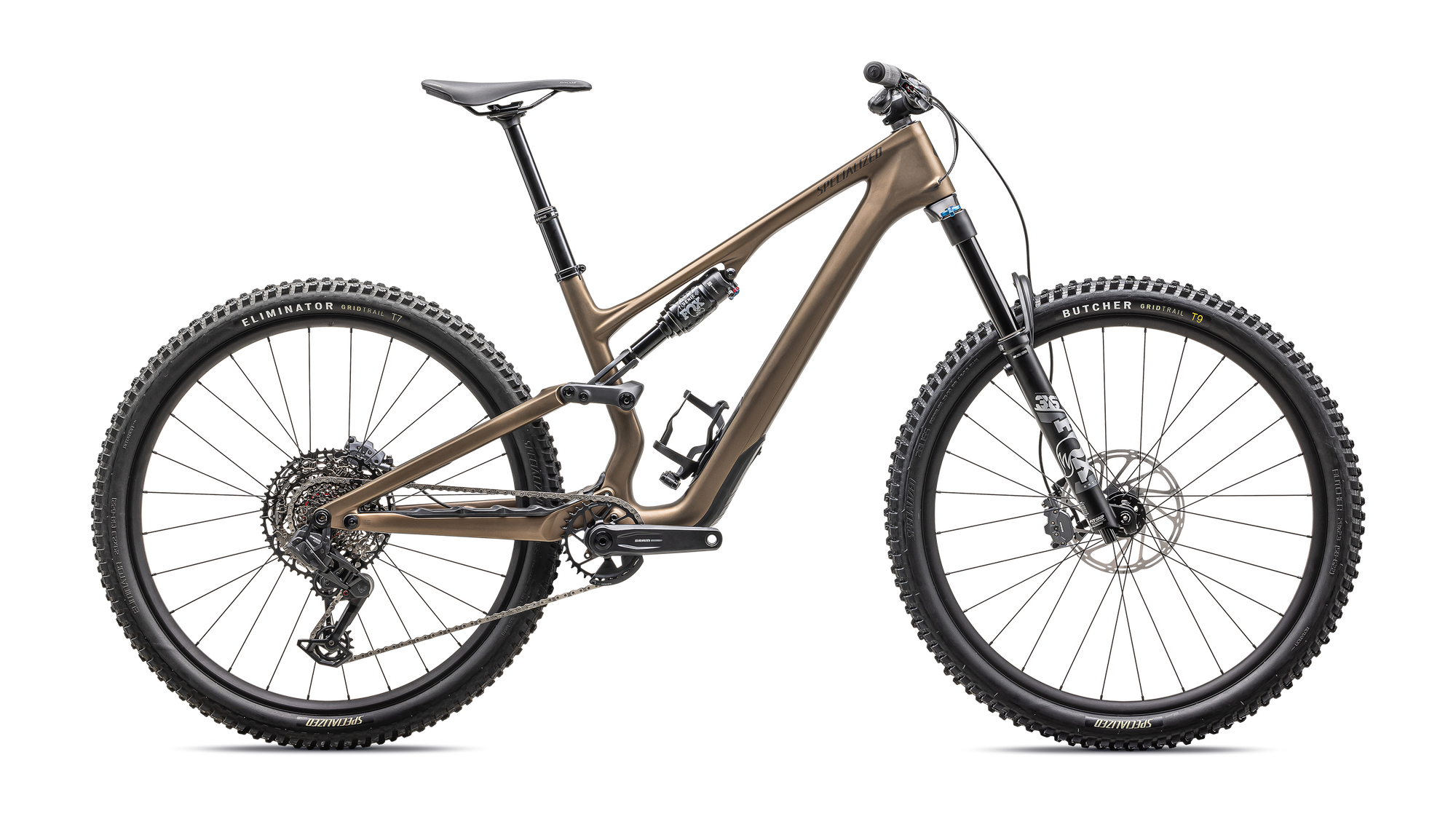 Specialized Stumpjumper 15 Comp - SRAM S-1000 AXS, FOX Performance - Satin Burnt Gold / Gunmetal