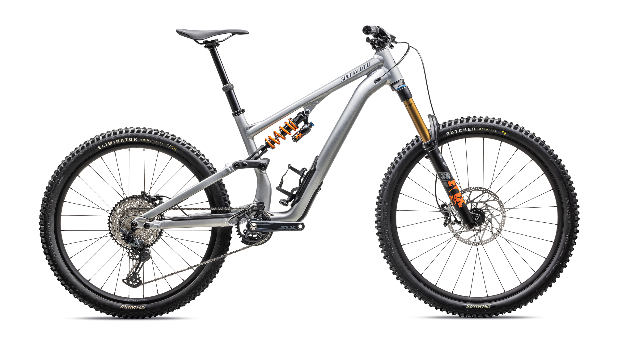 Specialized Stumpjumper 15 Alloy - FOX Coil  - Satin Brushed Aluminum / Cast Blue