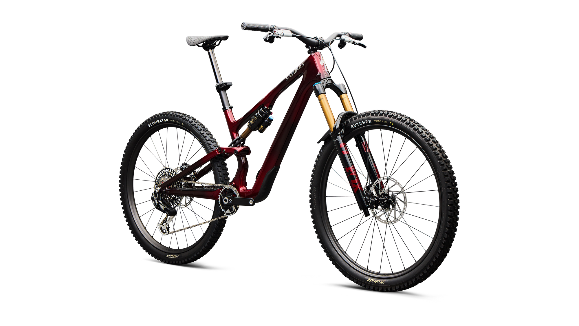 Specialized S-Works Stumpjumper 15 EVO - Gloss Solidity Metallic / Bordeaux Metallic / Brushed Chrome