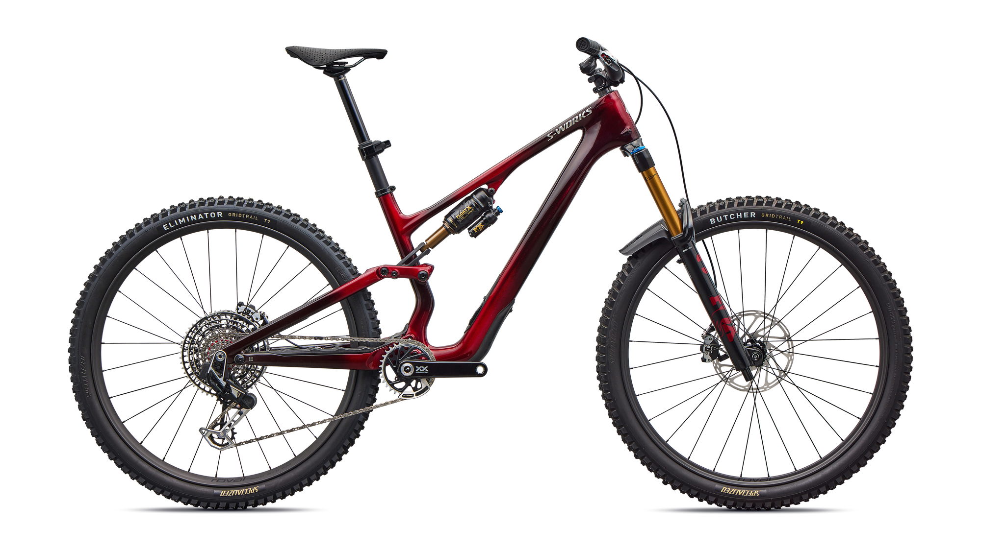 Specialized S-Works Stumpjumper 15 EVO - Gloss Solidity Metallic / Bordeaux Metallic / Brushed Chrome