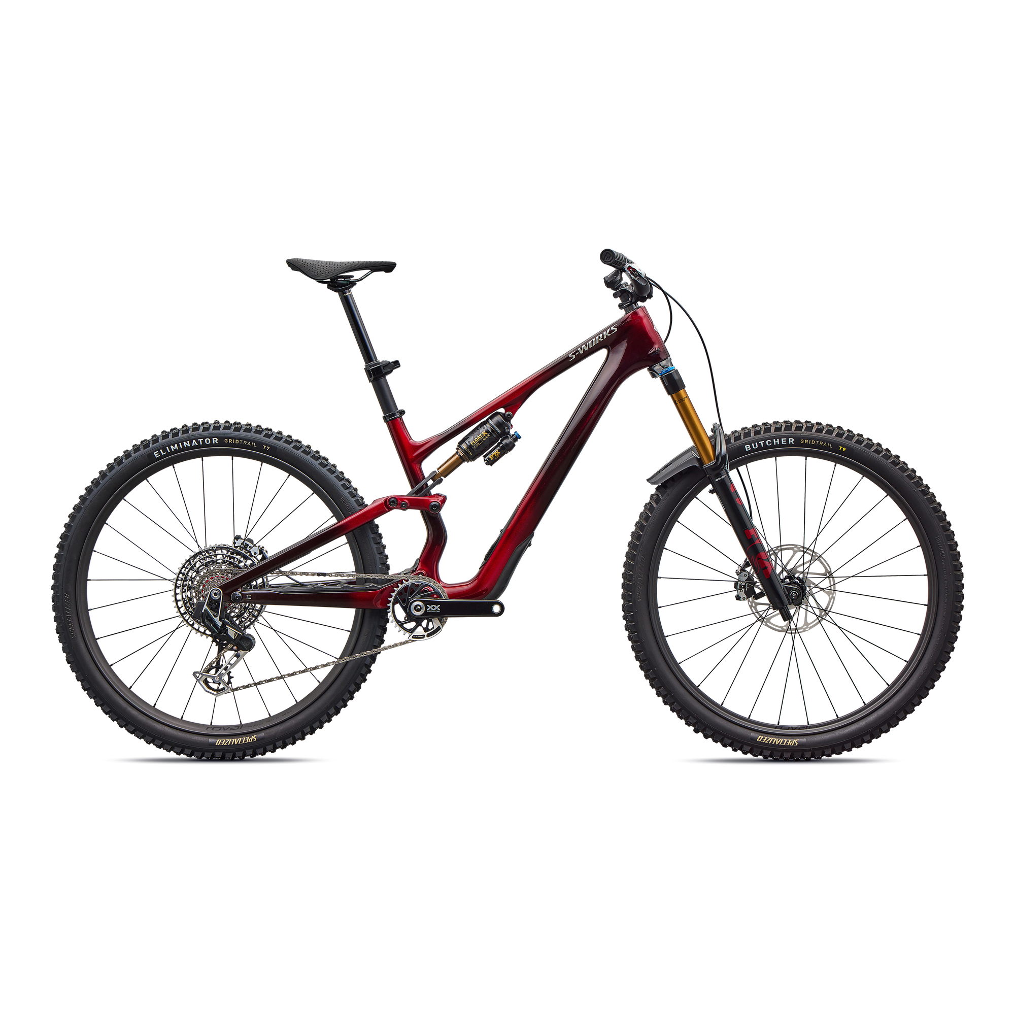 Specialized S-Works Stumpjumper 15 EVO - Gloss Solidity Metallic / Bordeaux Metallic / Brushed Chrome