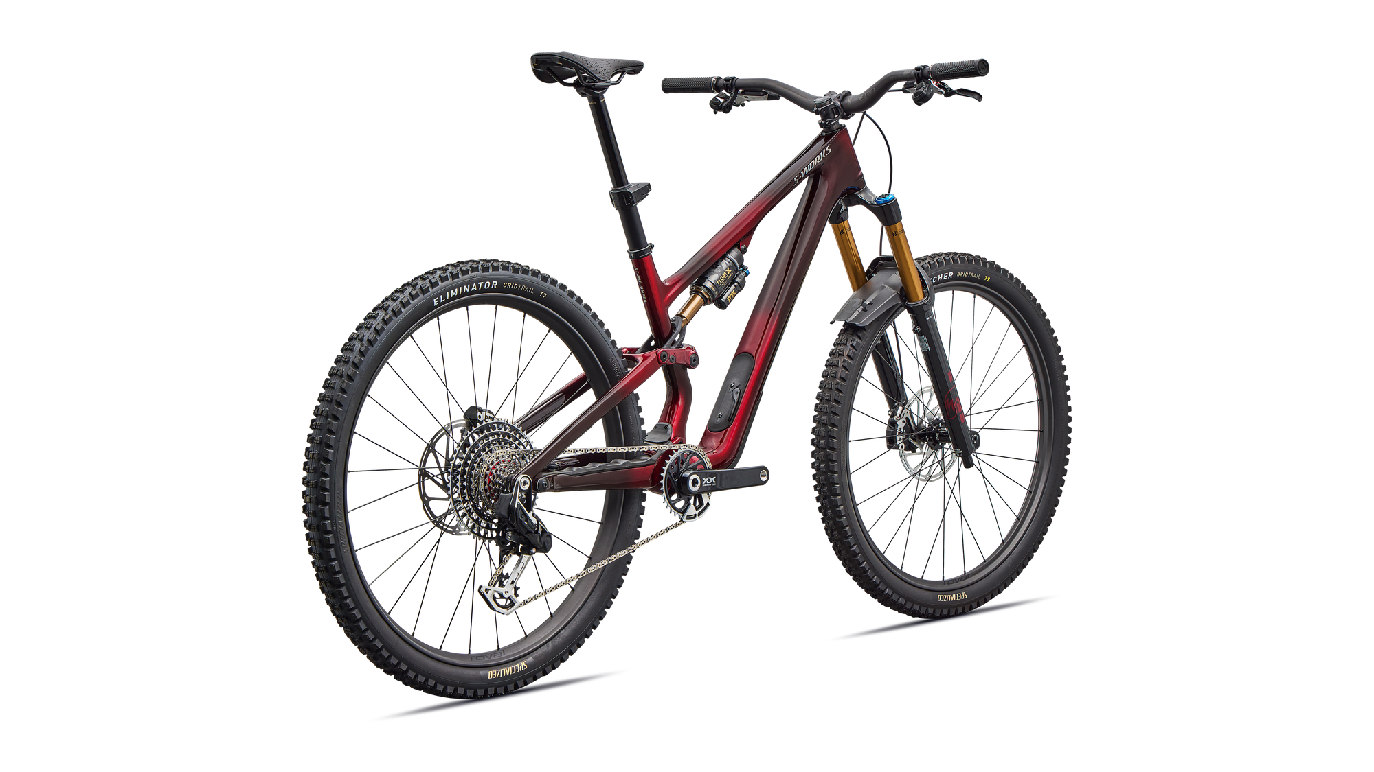 Specialized S-Works Stumpjumper 15 EVO - Gloss Solidity Metallic / Bordeaux Metallic / Brushed Chrome