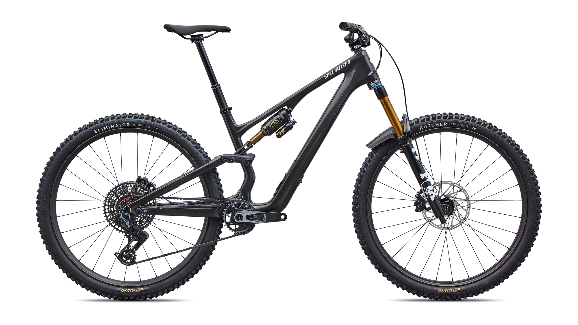 Specialized Stumpjumper 15 EVO Pro - SRAM X0 AXS, FOX Factory - Gloss Carbon / White