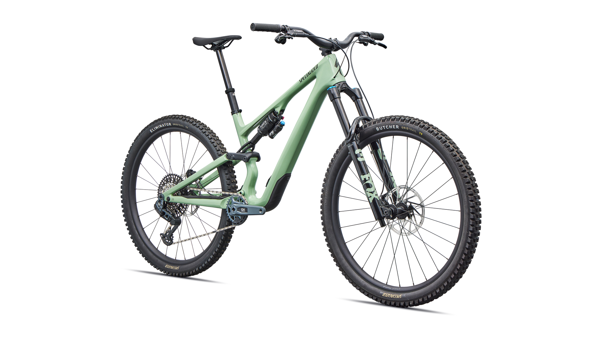 Specialized Stumpjumper 15 EVO Expert - SRAM GX AXS, FOX Performance Elite - Gloss Pistachio / Dark Moss Green