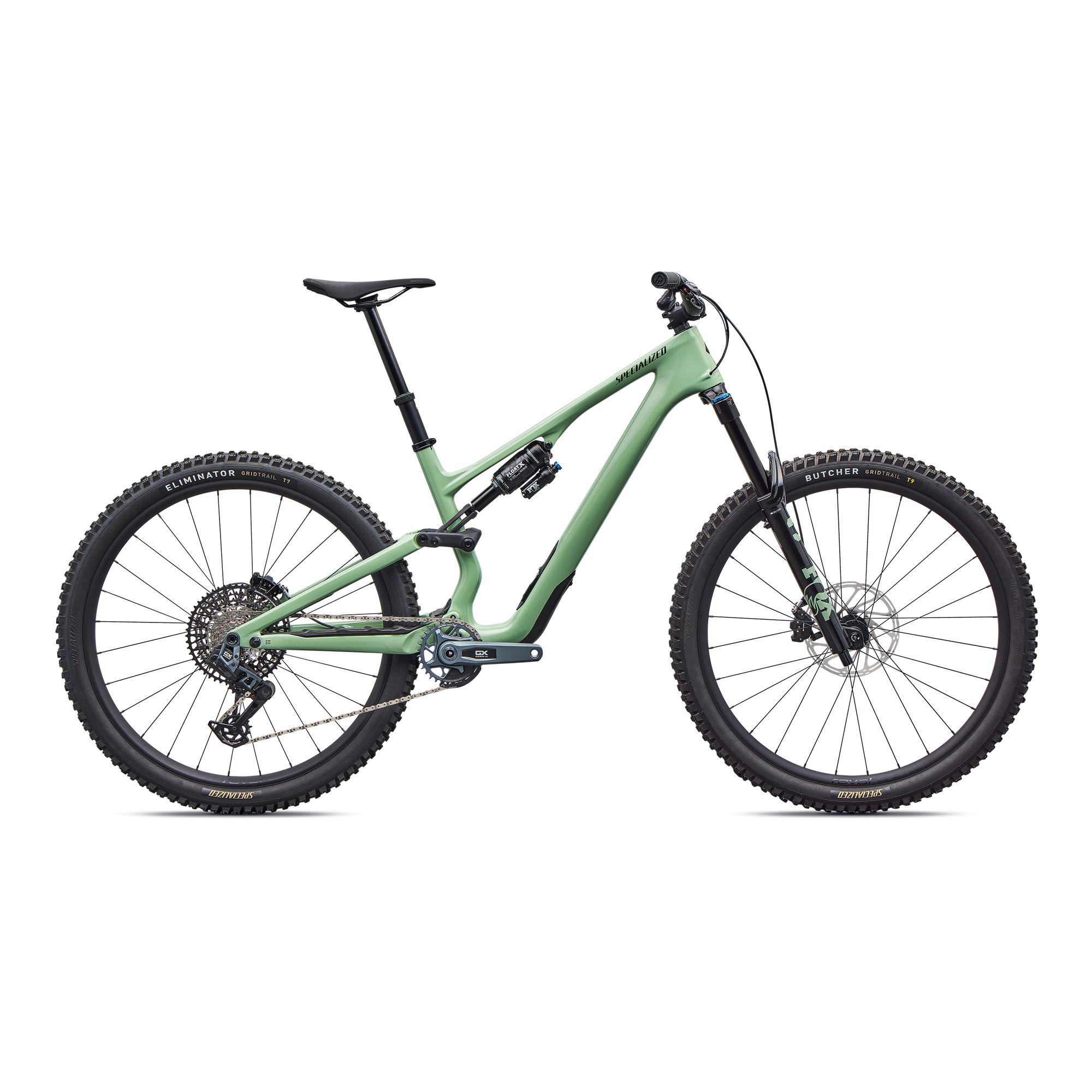 Specialized Stumpjumper 15 EVO Expert - SRAM GX AXS, FOX Performance Elite - Gloss Pistachio / Dark Moss Green