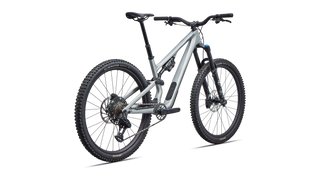 Specialized Stumpjumper 15 EVO Comp - SRAM S-1000 AXS, FOX Rhythm - Gloss Shadow Silver / Majesty Blue Metallic