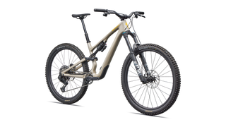 Specialized Stumpjumper 15 EVO Comp - SRAM S-1000 AXS, FOX Rhythm - Satin Sandstone Metallic / California Sunshine