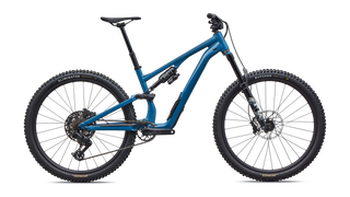 Specialized Stumpjumper 15 EVO Alloy Comp - SRAM Eagle 70, FOX Rhythm - Gloss Grey Blue / Cast Blue Metallic