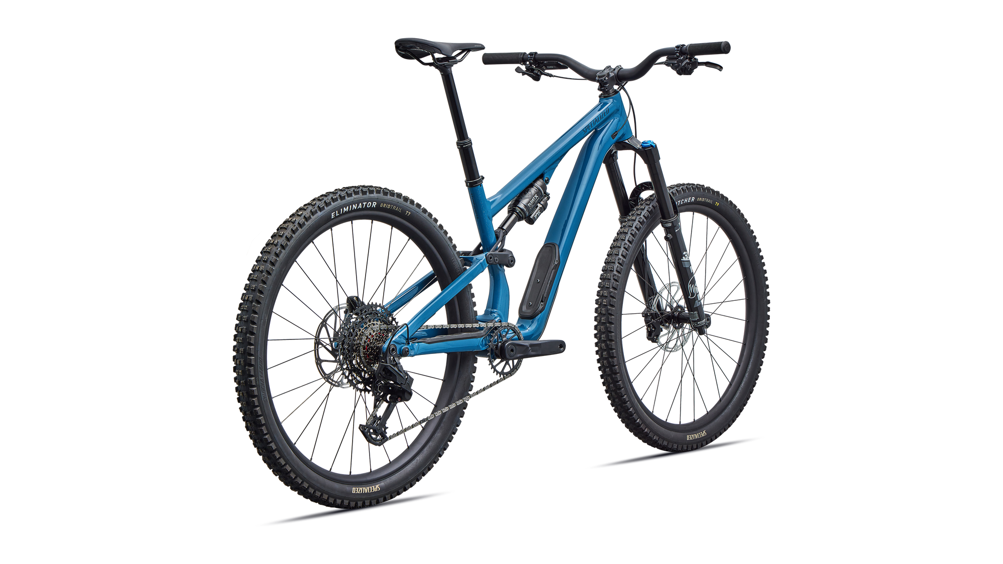 Specialized Stumpjumper 15 EVO Alloy Comp - SRAM Eagle 70, FOX Rhythm - Gloss Grey Blue / Cast Blue Metallic