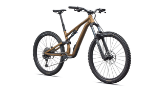 Specialized Stumpjumper 15 EVO Alloy - SRAM NX Eagle, RockShox/X-Fusion - Satin Burnt Gold Metallic / Sandstone Metallic