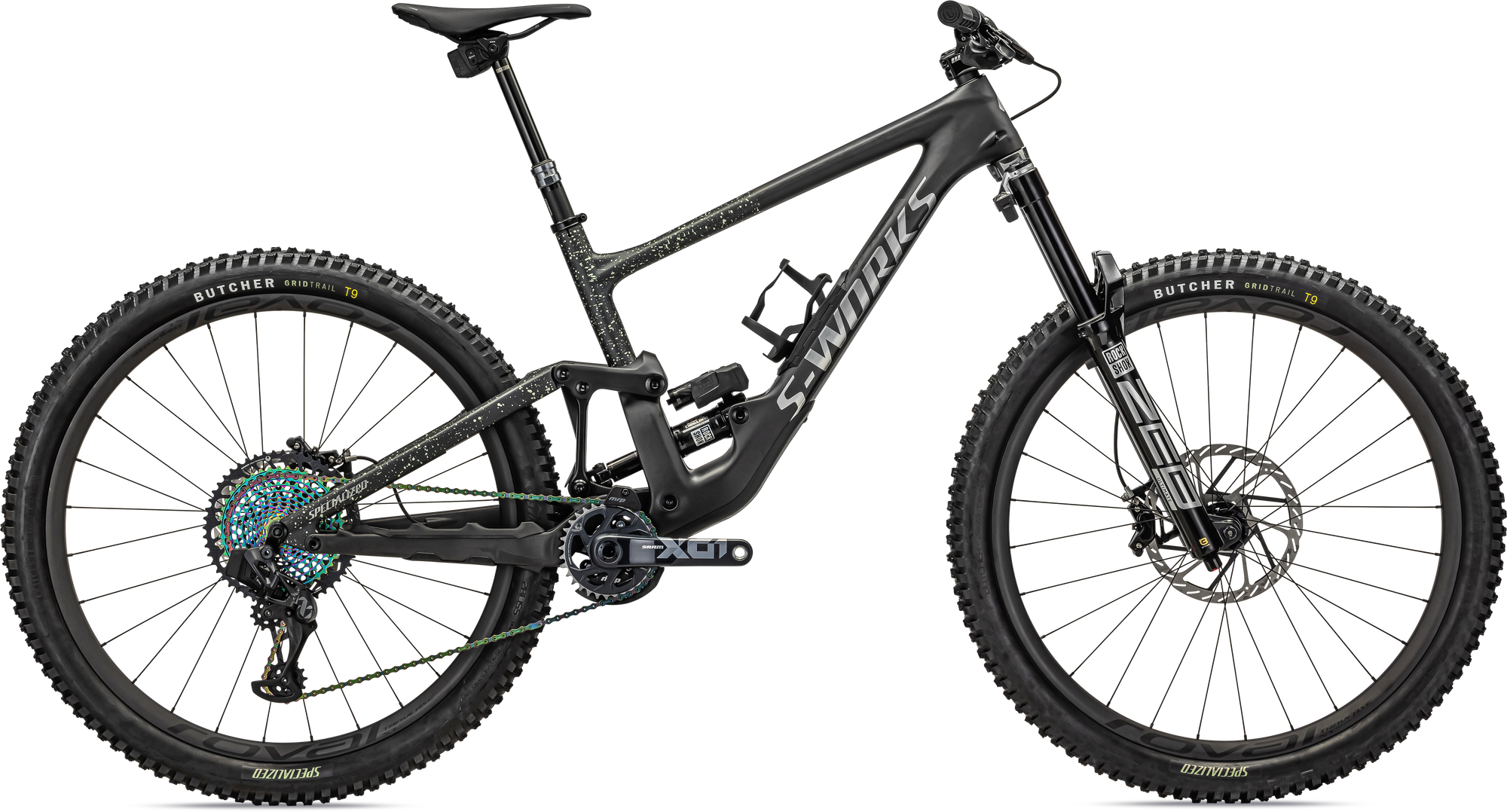 Specialized S-Works Enduro LTD - Satin Carbon/Brushed Black Liquid Metal/Limestone/Brushed Chrome