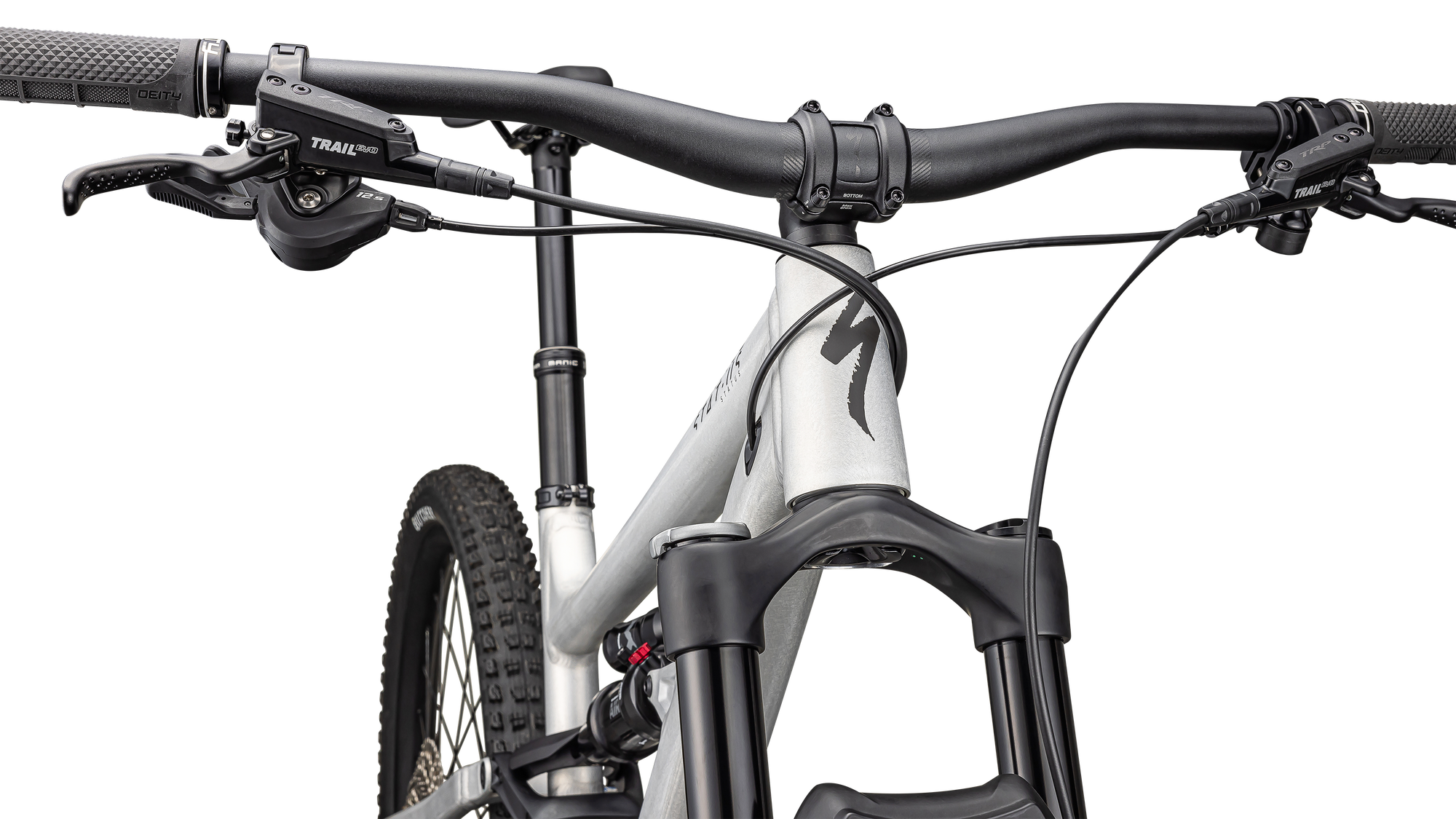 Specialized Status 2 140 - Satin Aluminum / Obsidian