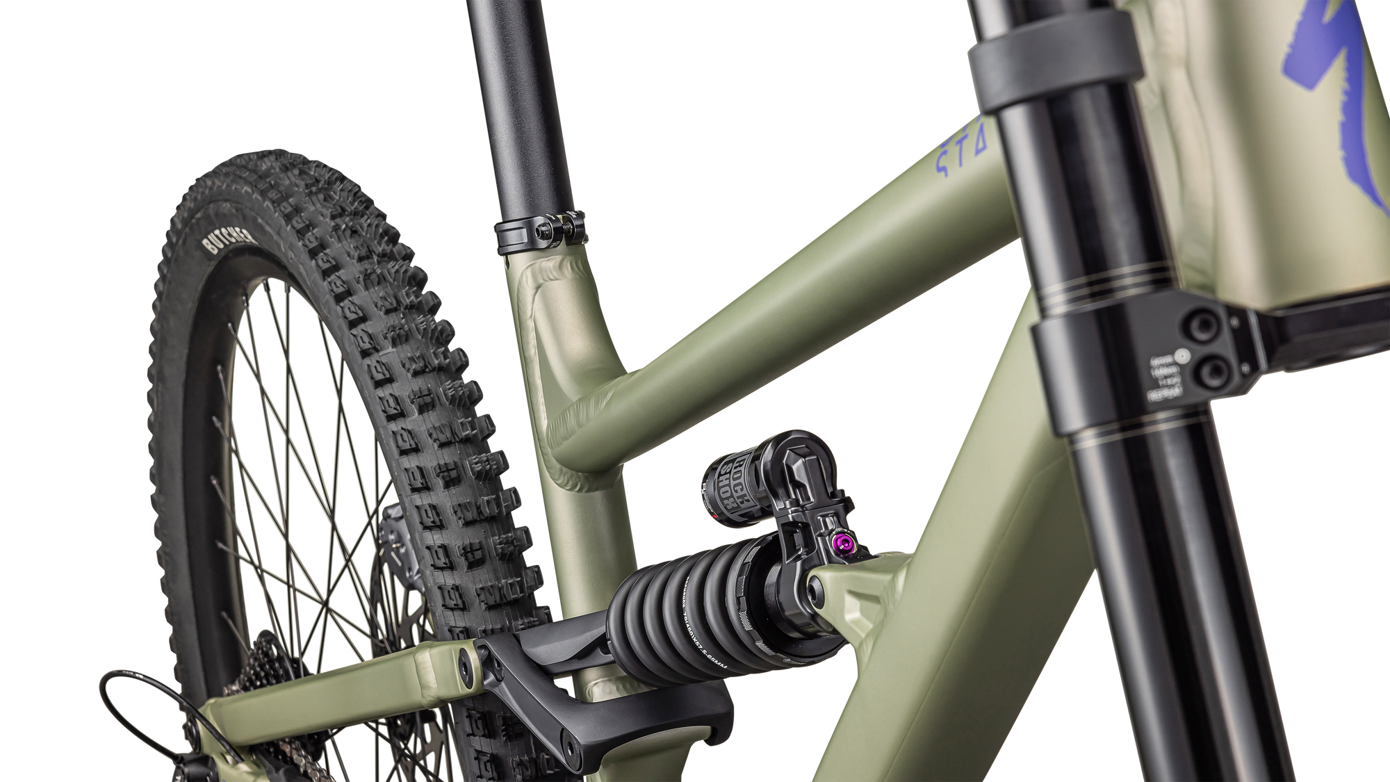 Specialized Status 2 170 DH - Satin Metallic Spruce / Purple Haze