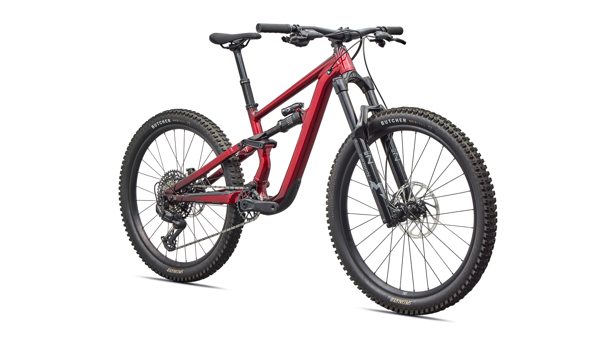 Specialized Status 2 140 ZERO - Gloss Red Sky / Metallic Obsidian / Oasis