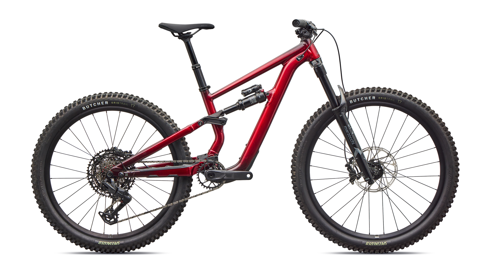 Specialized Status 2 140 ZERO - Gloss Red Sky / Metallic Obsidian / Oasis