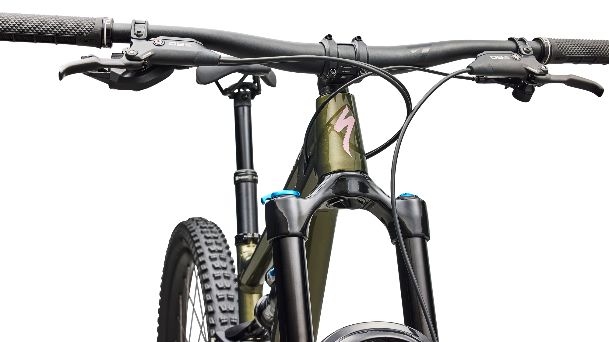 Specialized Status 2 170 ZERO - Gloss Laurel Green Metallic / Desert Rose