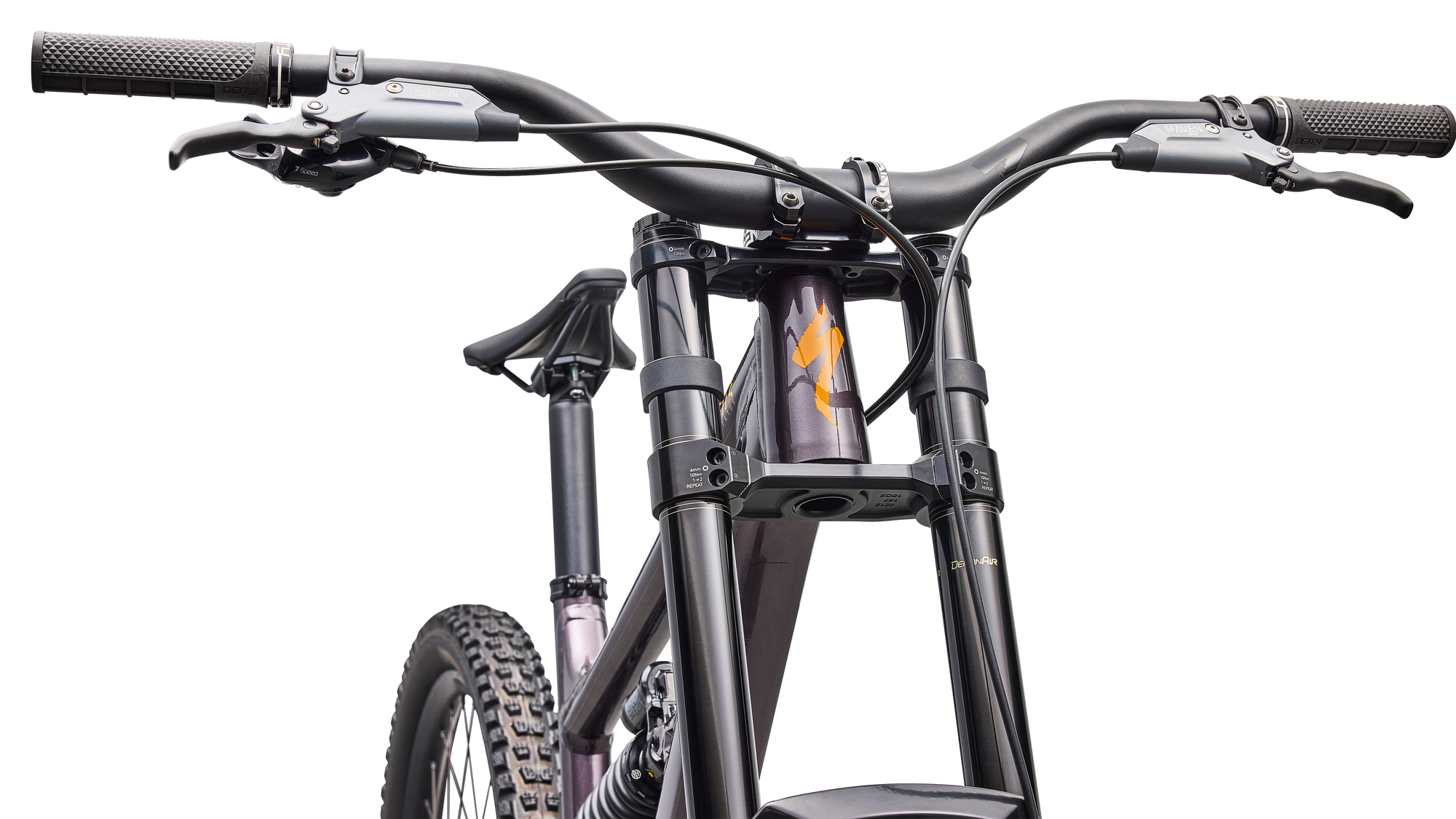Specialized Status 2 170 DH - Gloss Nebula Metallic / Orange Zest