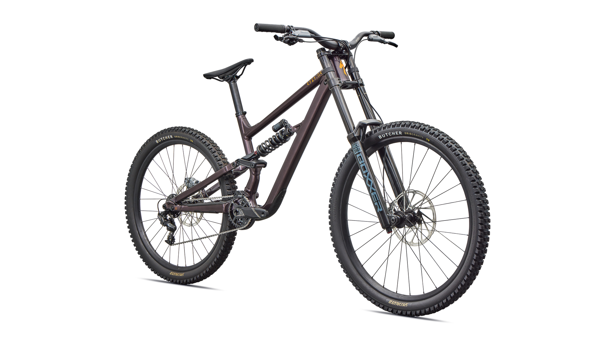 Specialized Status 2 170 DH - Gloss Nebula Metallic / Orange Zest