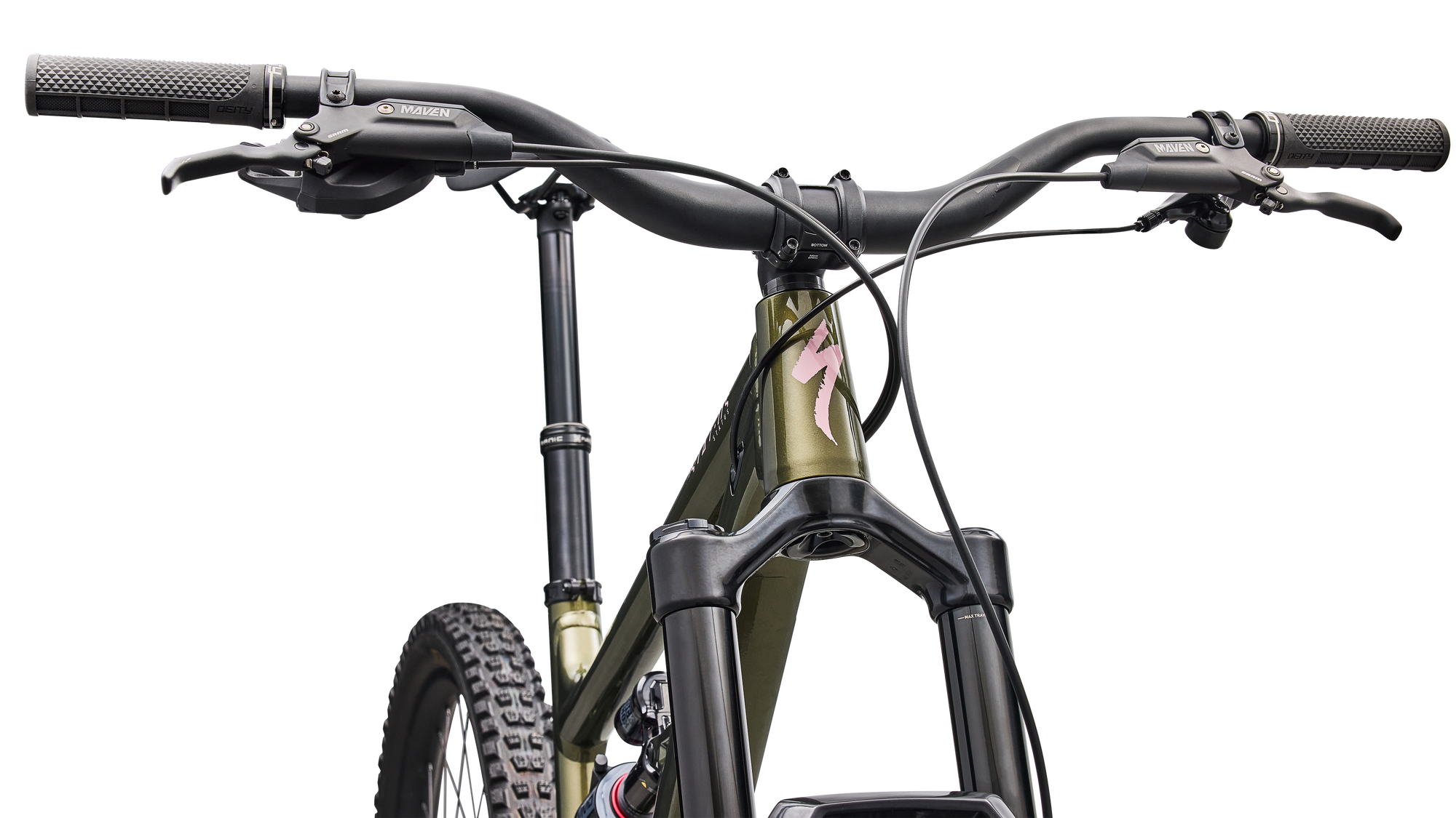 Specialized Status 2 170 - Gloss Laurel Green Metallic / Desert Rose
