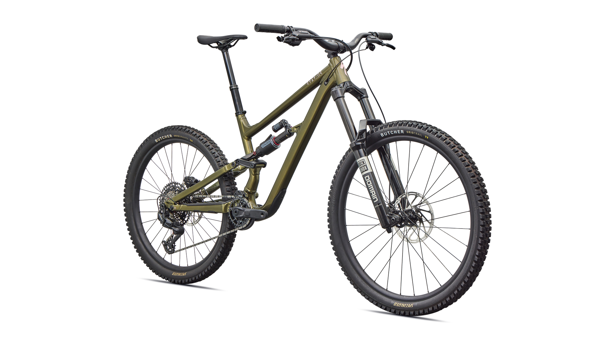 Specialized Status 2 170 - Gloss Laurel Green Metallic / Desert Rose