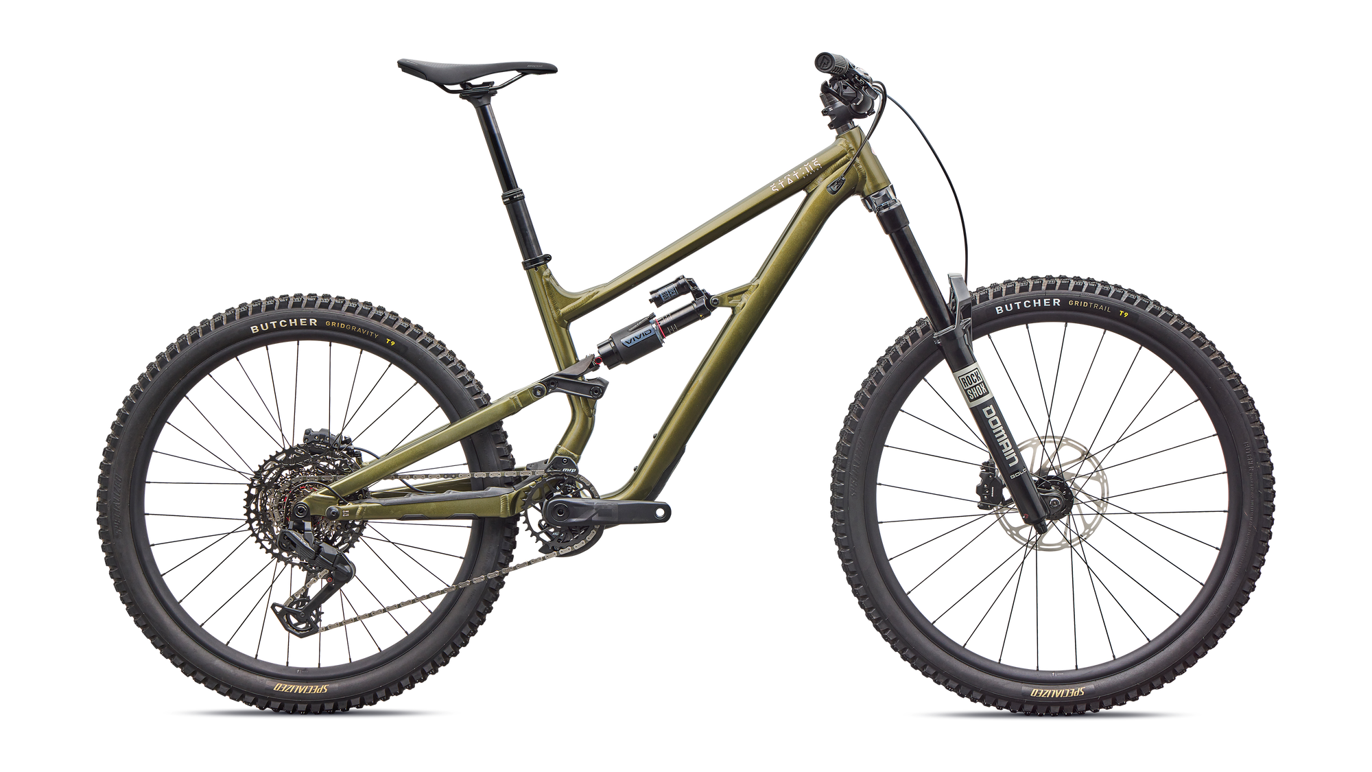 Specialized Status 2 170 - Gloss Laurel Green Metallic / Desert Rose