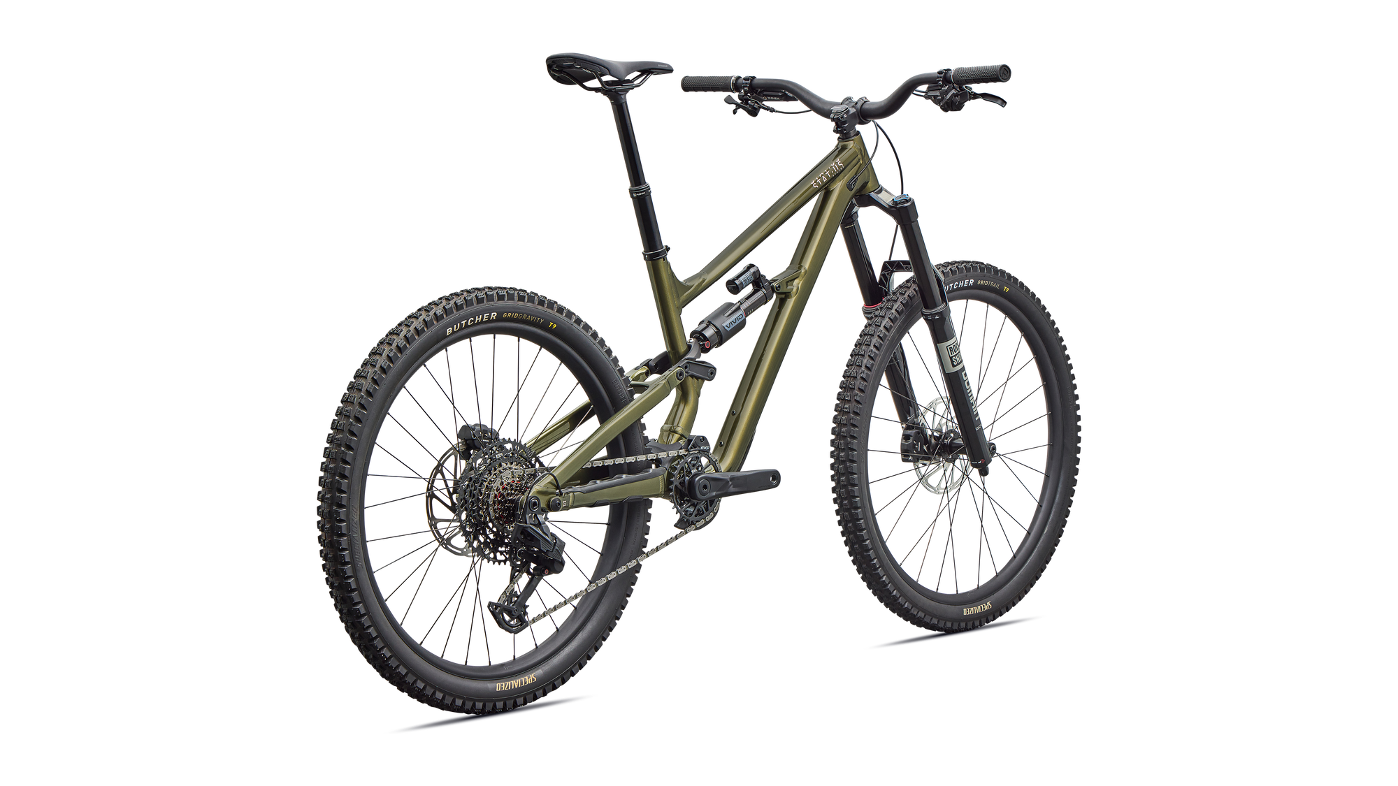 Specialized Status 2 170 - Gloss Laurel Green Metallic / Desert Rose