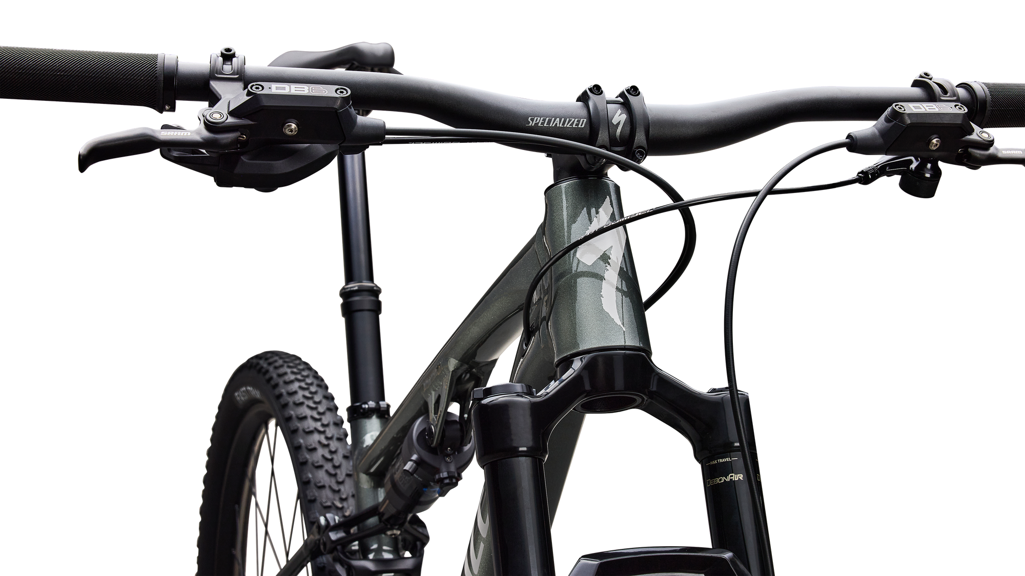 Specialized Chisel Comp - Gloss Charcoal Tint Over Silver Dust / Dolomite Metallic