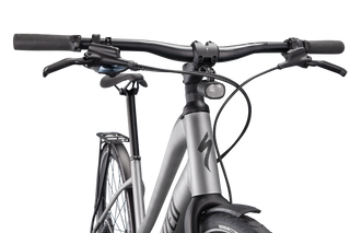 Specialized Turbo Vado SL 5.0 Step-Through EQ - Brushed Aluminum / Black Reflective