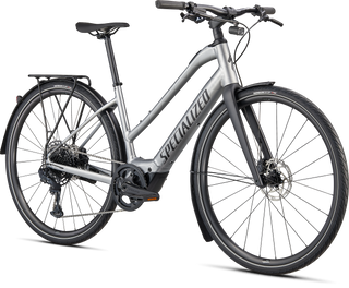 Specialized Turbo Vado SL 5.0 Step-Through EQ - Brushed Aluminum / Black Reflective