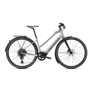 Specialized Turbo Vado SL 5.0 Step-Through EQ - Brushed Aluminum / Black Reflective