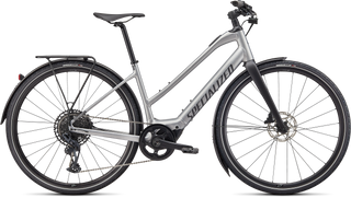 Specialized Turbo Vado SL 5.0 Step-Through EQ - Brushed Aluminum / Black Reflective