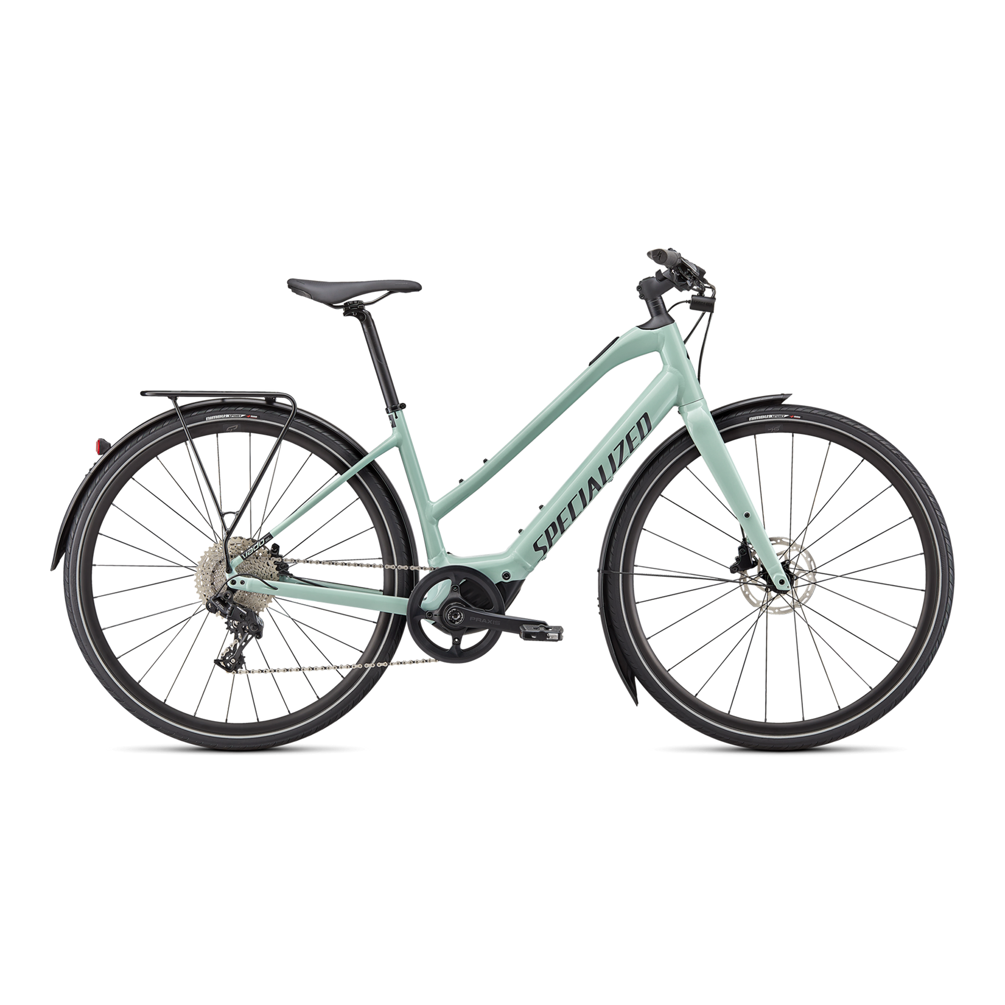 Specialized Turbo Vado SL 4.0 Step-Through EQ - White Sage / Black Reflective