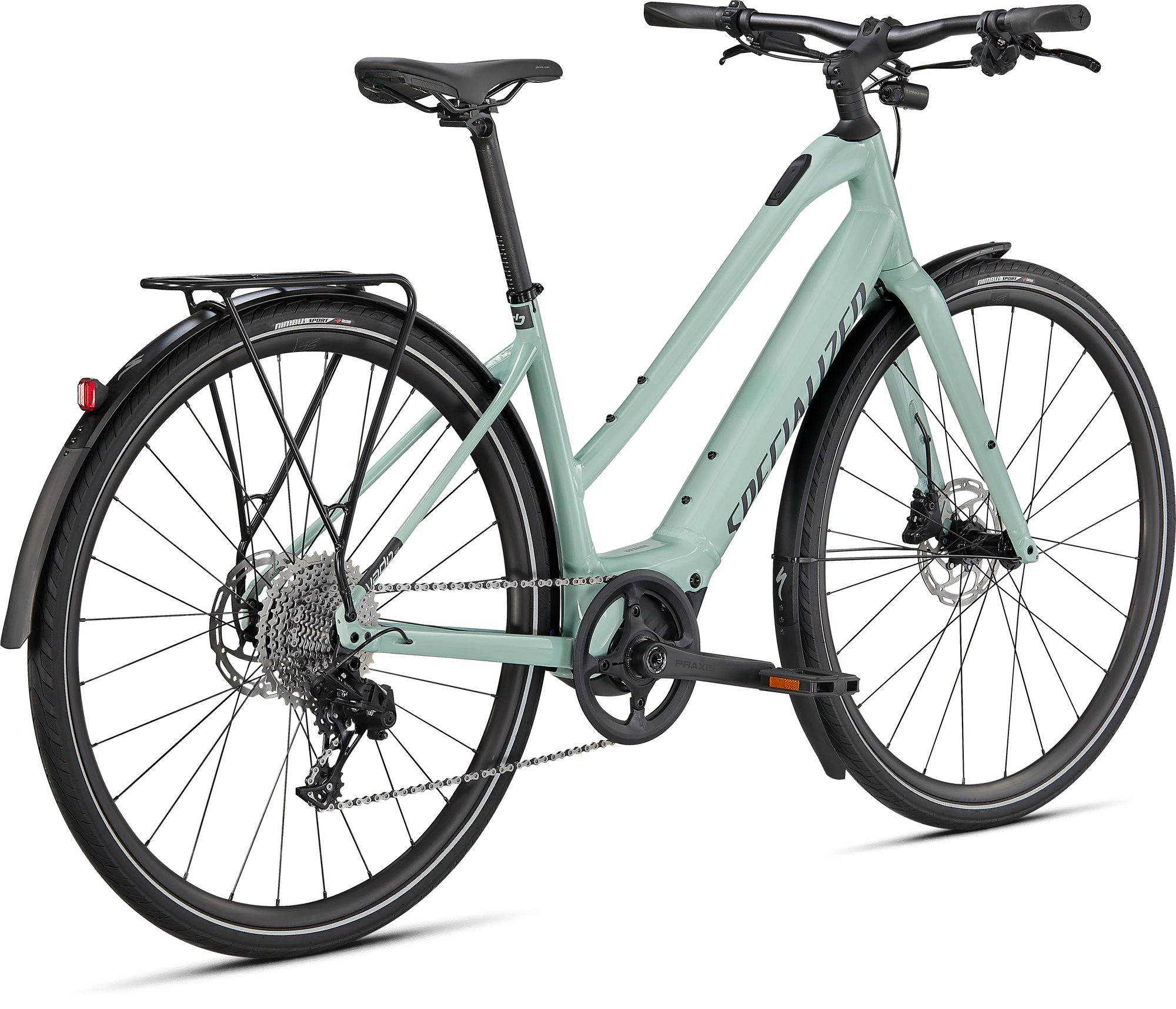 Specialized Turbo Vado SL 4.0 Step-Through EQ - White Sage / Black Reflective